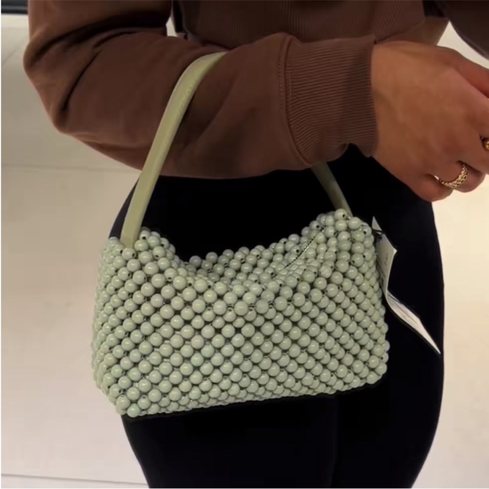 ZARA ZARA BEADED SHOULDER BAG - Picture 6 of 10